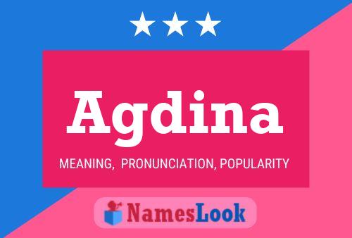 Agdina Name Poster