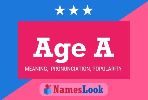 Age A Name Poster