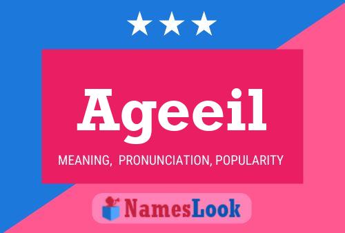 Ageeil Name Poster