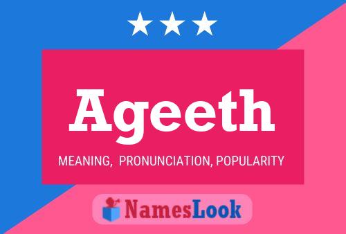 Ageeth Name Poster