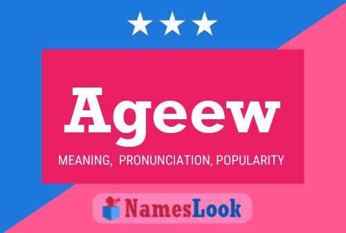 Ageew Name Poster