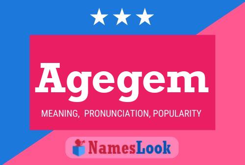 Agegem Name Poster