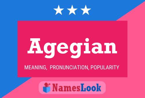 Agegian Name Poster