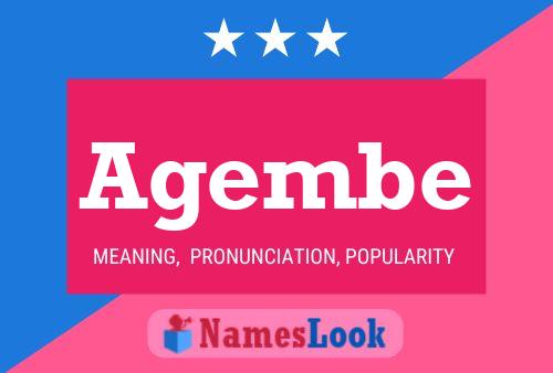 Agembe Name Poster