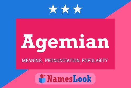 Agemian Name Poster