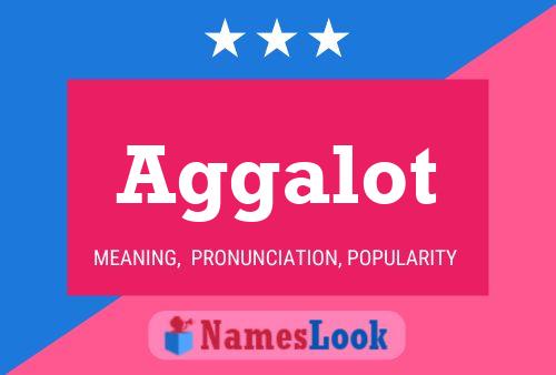 Aggalot Name Poster