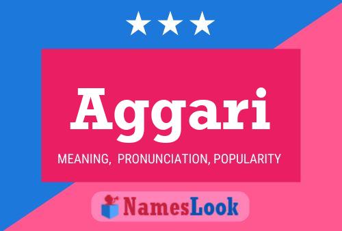 Aggari Name Poster