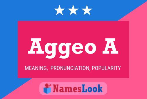 Aggeo A Name Poster