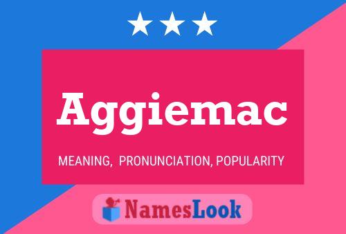 Aggiemac Name Poster