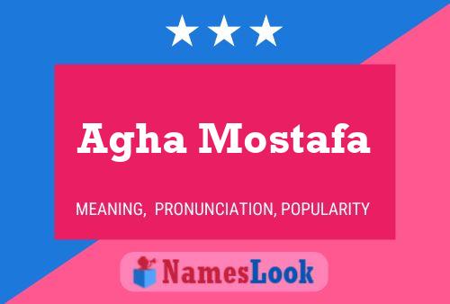 Agha Mostafa Name Poster