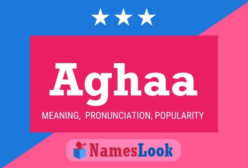 Aghaa Name Poster