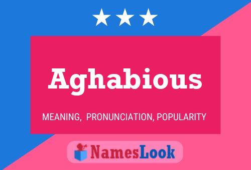 Aghabious Name Poster