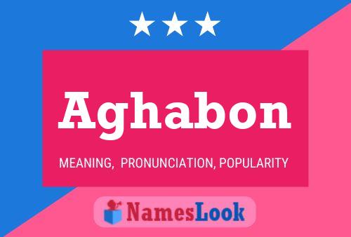 Aghabon Name Poster