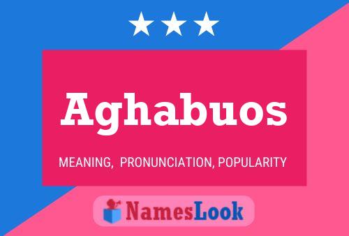 Aghabuos Name Poster