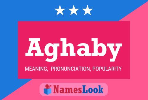 Aghaby Name Poster