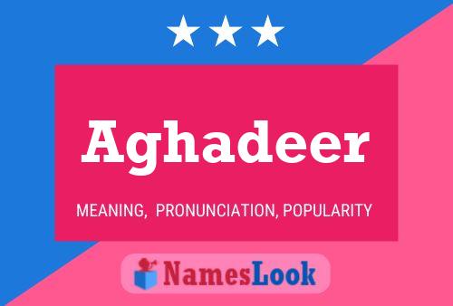 Aghadeer Name Poster