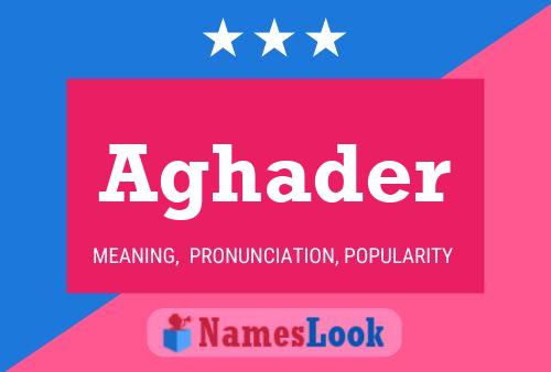 Aghader Name Poster