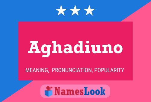 Aghadiuno Name Poster