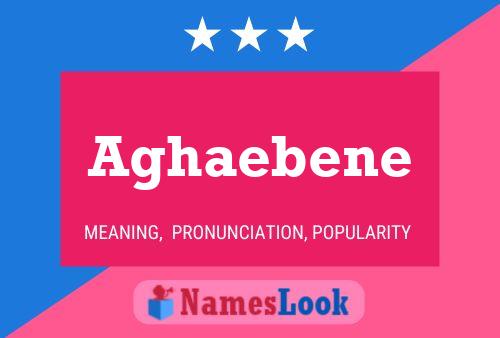 Aghaebene Name Poster