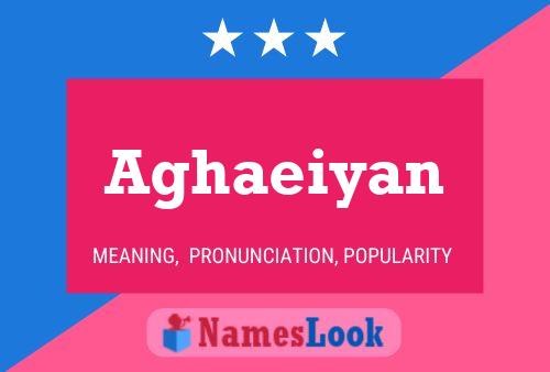 Aghaeiyan Name Poster