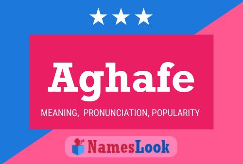 Aghafe Name Poster