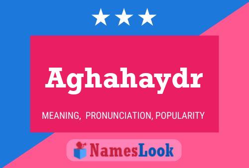 Aghahaydr Name Poster