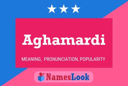 Aghamardi Name Poster