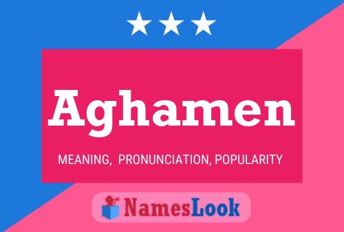 Aghamen Name Poster