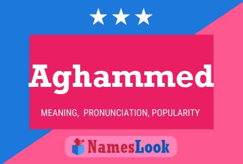 Aghammed Name Poster