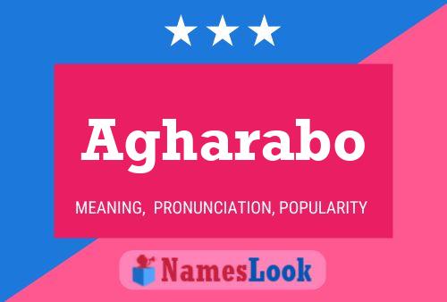 Agharabo Name Poster