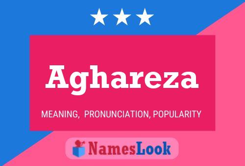 Aghareza Name Poster