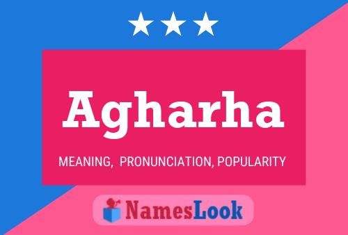 Agharha Name Poster