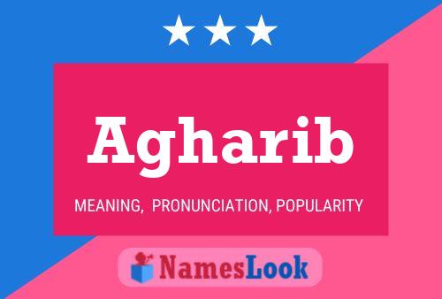 Agharib Name Poster