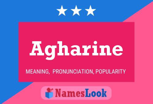 Agharine Name Poster