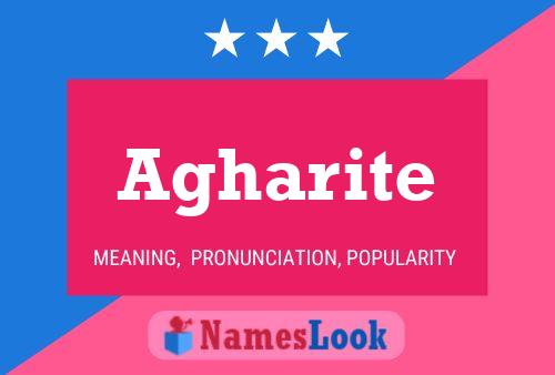 Agharite Name Poster