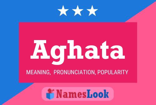 Aghata Name Poster