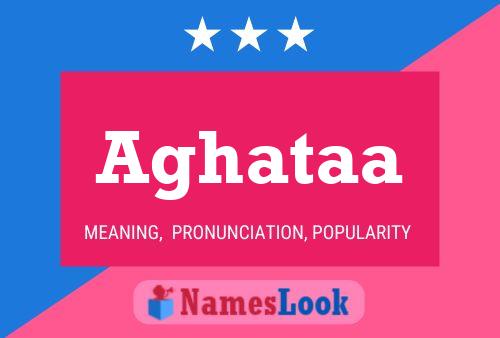 Aghataa Name Poster