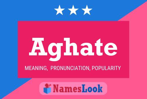 Aghate Name Poster