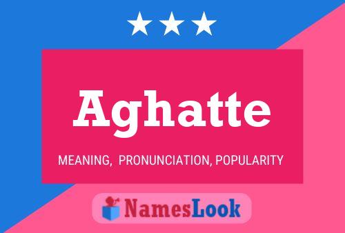 Aghatte Name Poster