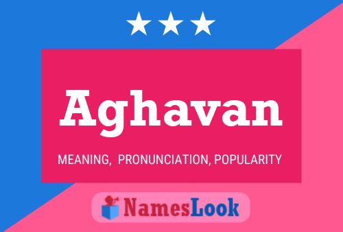 Aghavan Name Poster