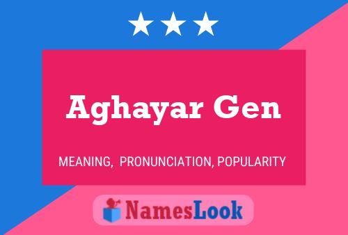 Aghayar Gen Name Poster