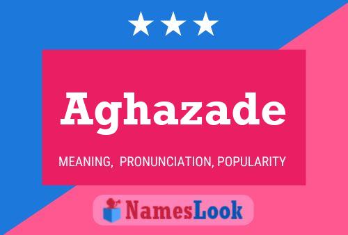 Aghazade Name Poster