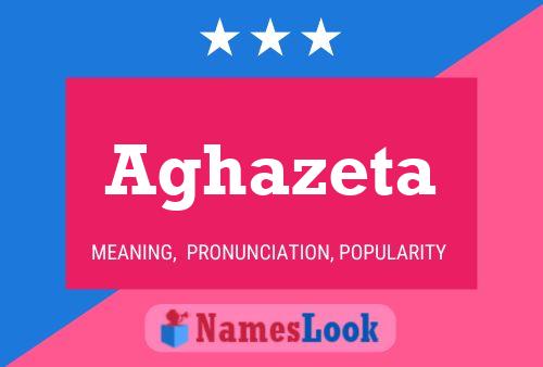 Aghazeta Name Poster