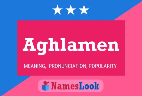 Aghlamen Name Poster