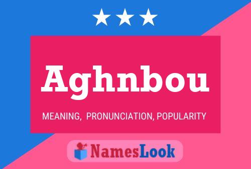 Aghnbou Name Poster