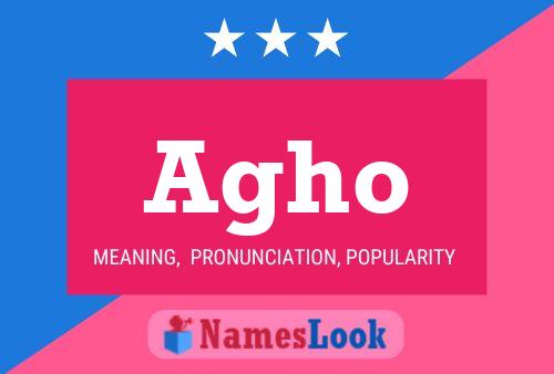 Agho Name Poster