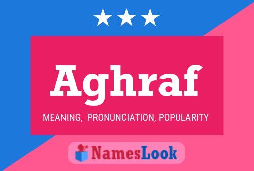 Aghraf Name Poster