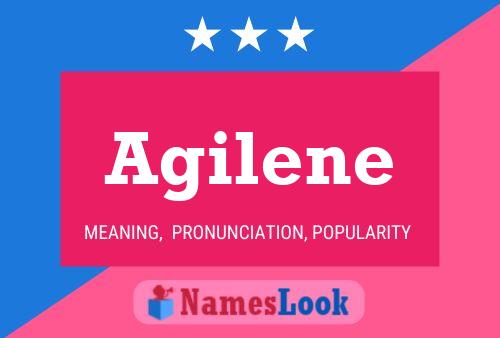 Agilene Name Poster