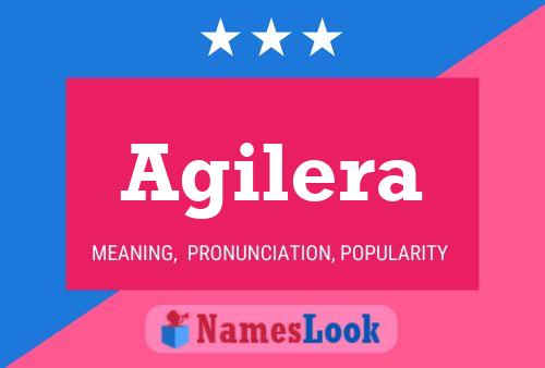 Agilera Name Poster