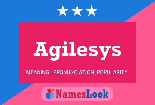 Agilesys Name Poster